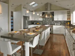 Kitchen design large table