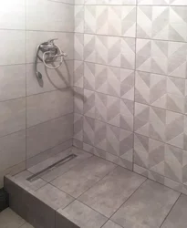 Bathroom tile grout design