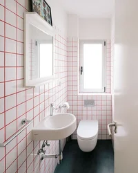 Bathroom tile grout design