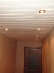 Photo Of Slatted Ceilings In The Hallway