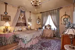 Интерьер винтажной спальни