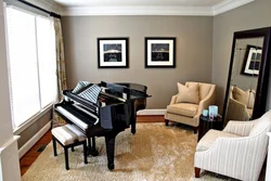 Piano in the living room photo