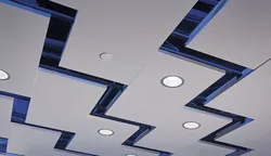 Photo of a cassette ceiling in the kitchen
