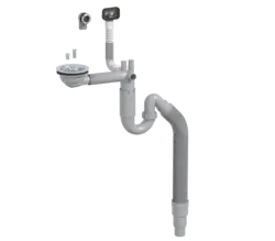 Siphon for kitchen sink photo