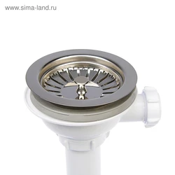 Siphon for kitchen sink photo