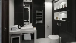 Bathroom In Black Photo
