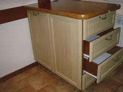 Photo of kitchen cabinet