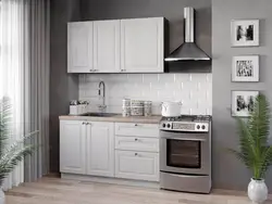 Kitchen color white oak photo