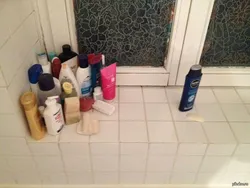 Photo of shampoo in bath