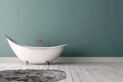 Empty bathtub photo