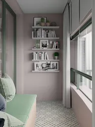 Loggia shelf design