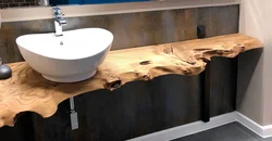 Slab in the bathroom photo