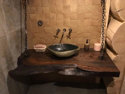 Slab in the bathroom photo