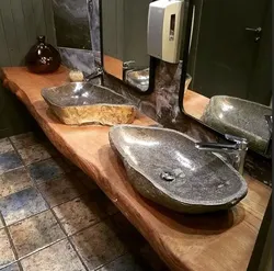Slab In The Bathroom Photo