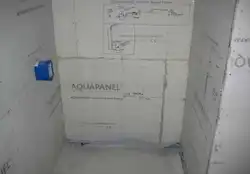 Aquapanel in the bathroom photo