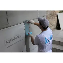 Aquapanel in the bathroom photo