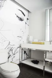 DIY bathroom wall design