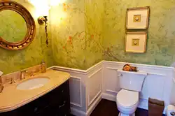 DIY bathroom wall design