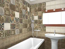 Bath tile patchwork photo