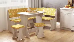 Угловые кухонные столы для кухни фото