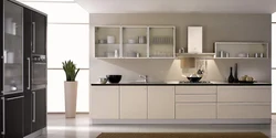 Kitchens with frosted glass photo