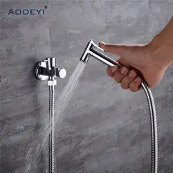 Hygienic shower in the bath photo