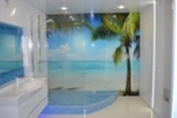 Photo of a panel in the bathroom