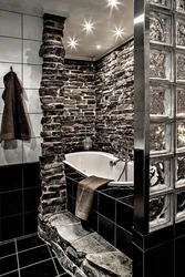 Stone bathroom design