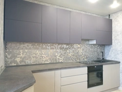 Cashmere gray egger in the kitchen interior
