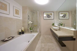 Bath built into the wall photo