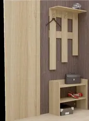 Corner bedside table hallway photo