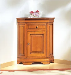 Corner bedside table hallway photo