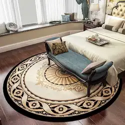 Mərtəbə fotoşəkili oturma otağında oval xalça
