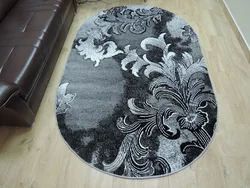 Mərtəbə Fotoşəkili Oturma Otağında Oval Xalça