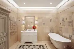 Ağ bej vanna otağı daxili