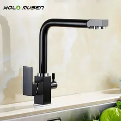 Kitchen faucet black photo