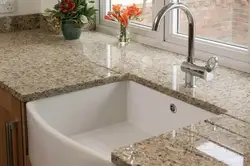 Acrylic stone countertop for kitchen photo
