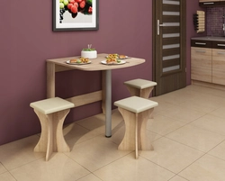 Photo of wall tables for the kitchen