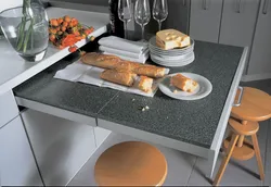 Photo of wall tables for the kitchen
