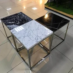 Marble table for kitchen photo