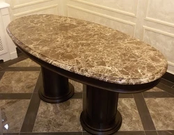 Marble Table For Kitchen Photo