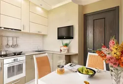 Interior of a small kitchen sq m photo