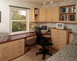 Bedroom Design With Corner Table