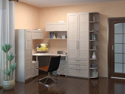 Bedroom design with corner table