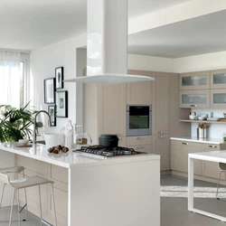 Kitchens with chimney hood design