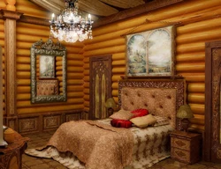 Bedroom design in Russian style