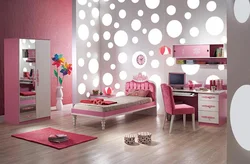 Wallpaper design for girls bedroom