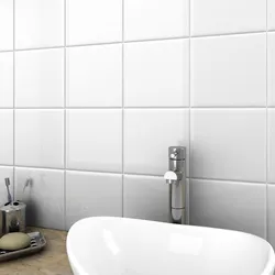 Banyoning ichki qismidagi kvadrat plitkalar