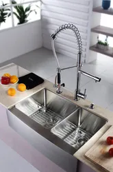 Zamonaviy oshxona lavabo dizayni