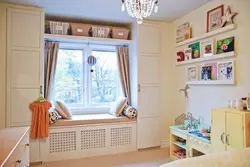 Window sill in bedroom design